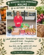 La Vie Naturelle på Bondens egen marknad på Drottningtorget i Malmö